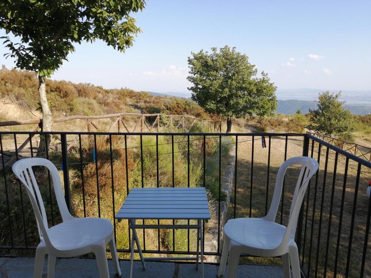 La Casa Gialla Belvedere Cortona Eksteriør bilde