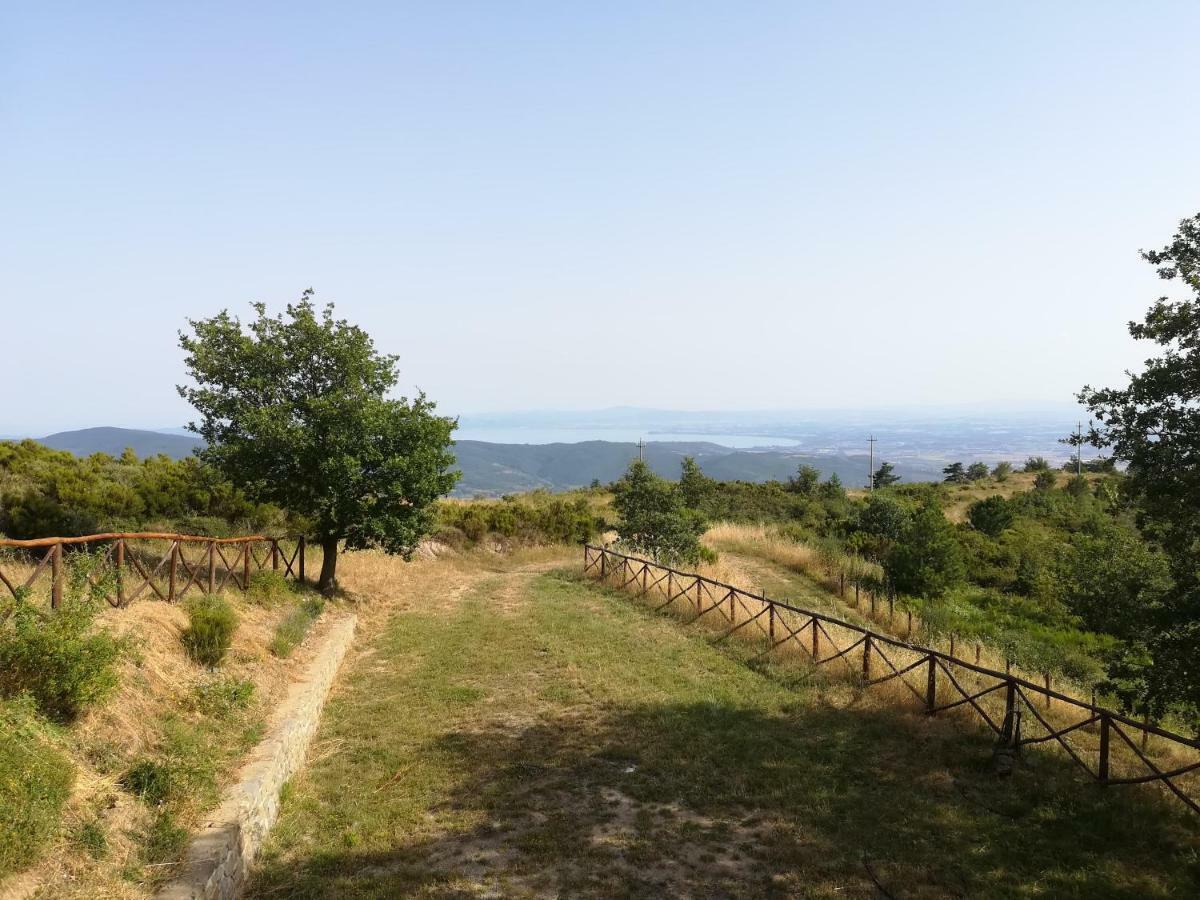 La Casa Gialla Belvedere Cortona Eksteriør bilde